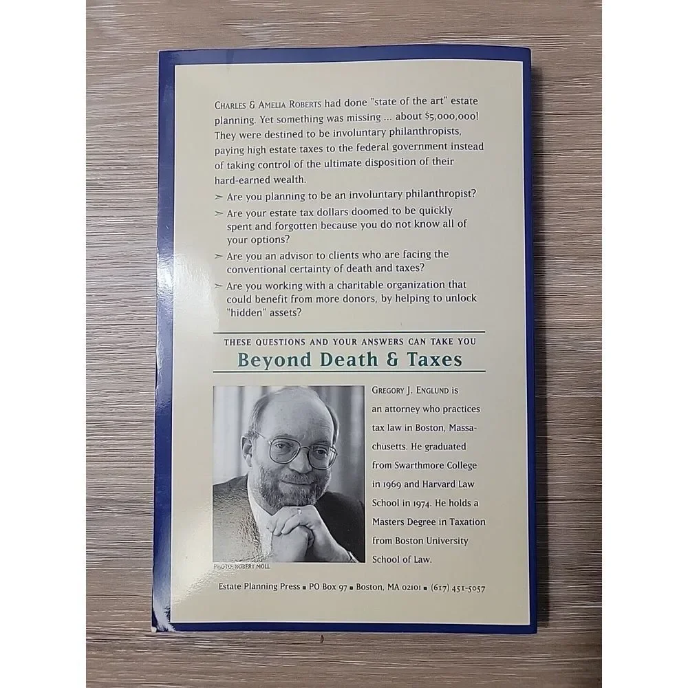 BEYOND DEATH & TAXES : A GUIDE TO TOTAL WEALTH CONTROL. By Gregory‎ J. Englund